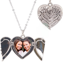 Load image into Gallery viewer, Silver Necklace - Angel Wings