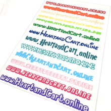 Load image into Gallery viewer, Personalized Sticker Vinyl