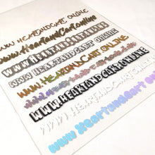 Load image into Gallery viewer, Personalized Sticker Vinyl