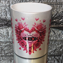 Load image into Gallery viewer, Glitter Silver Personalized Mug