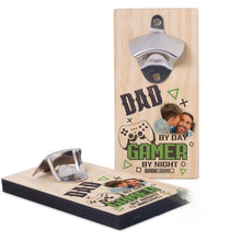 Load image into Gallery viewer, Wood Bottle Opener Wall Mount
