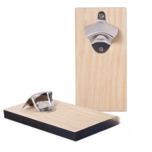 Load image into Gallery viewer, Wood Bottle Opener Wall Mount
