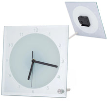 Load image into Gallery viewer, Glass Clock With Mirror Finish &amp; Numbers
