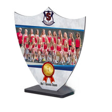 Load image into Gallery viewer, Wooden Award Trophy
