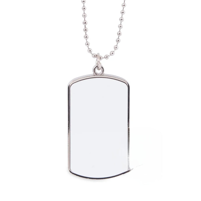 Silver Necklace Metal-ID