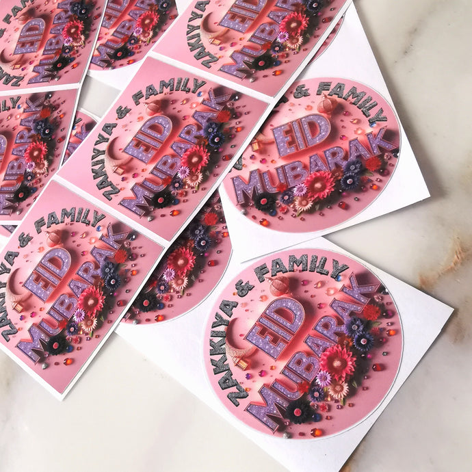 Personalized Eid Stickers