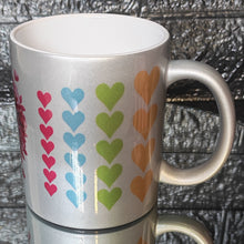 Load image into Gallery viewer, Glitter Silver Personalized Mug

