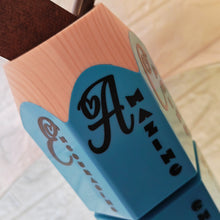 Load image into Gallery viewer, Personalized Pencil Holder with Digital Clock, Includes personalized Pen &amp; Ruler
