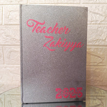 Load image into Gallery viewer, Personalized Glitter Notebook
